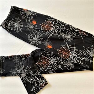 Just One Goth Spiderweb Halloween Leggings Small